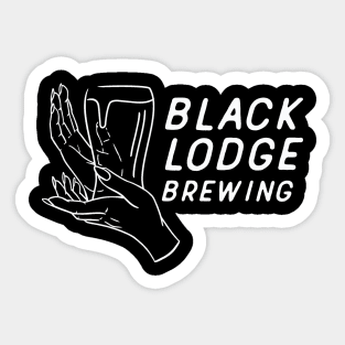 Black Lodge Pint Sticker